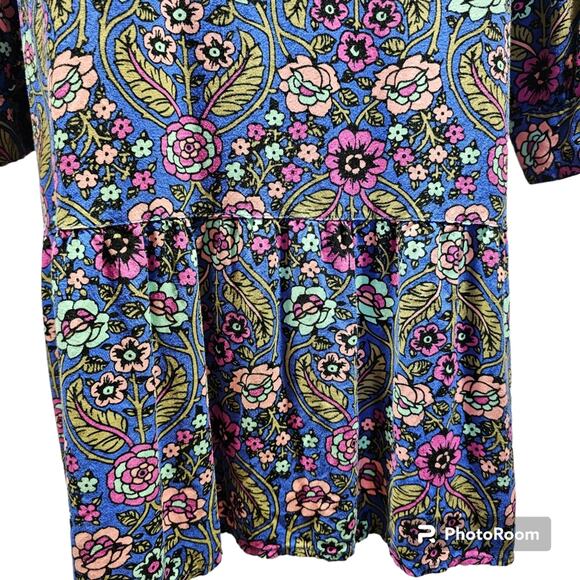 MATILDA JANE Thoughts and Dreams High-Low Purple Floral Dress Crochet Tr… - Picture 6 of 11